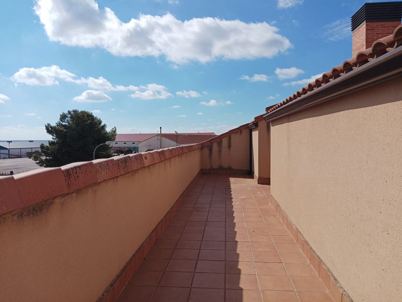 terraza del piso en venta