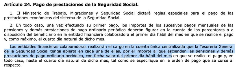 artículo 24 del Real Decreto 696/2018