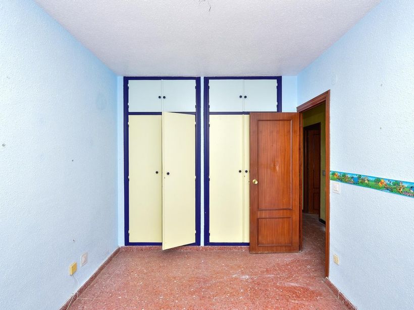 Una de las habitaciones del piso de La Carolina