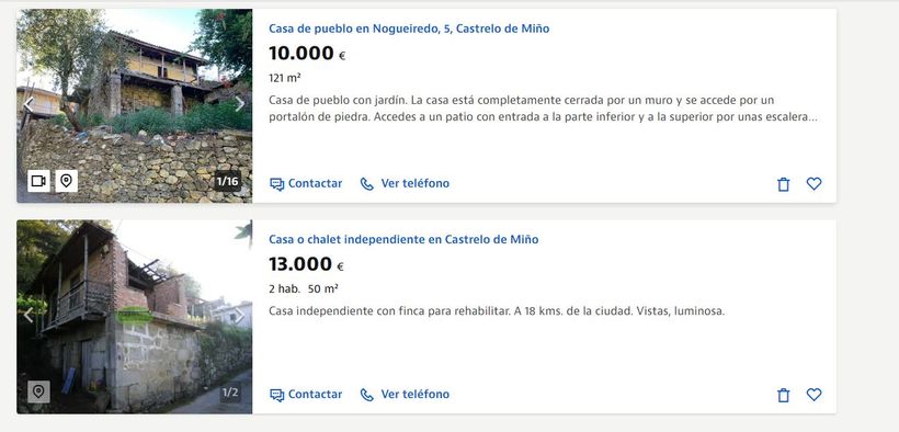 captura de la oferta de viviendas en Idealista
