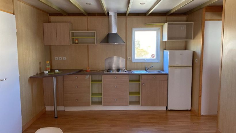 cocina de la casa prefabricada
