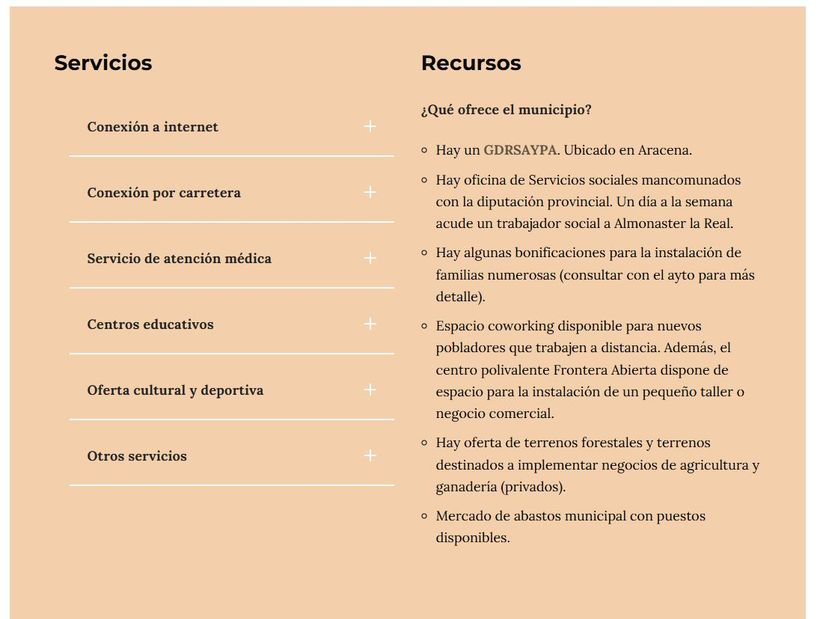 captura de recursos en Almonaster la Real