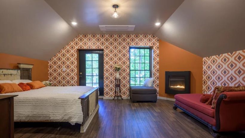 Dormitorio de la casa reformada