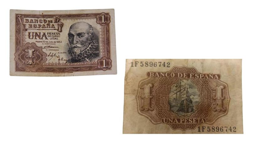 anverso y reverso del billete