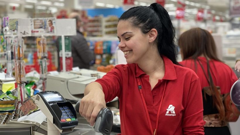 una empleada de Alcampo