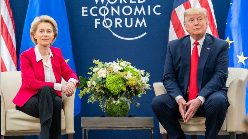Donald Trump y Ursula von der Leyen
