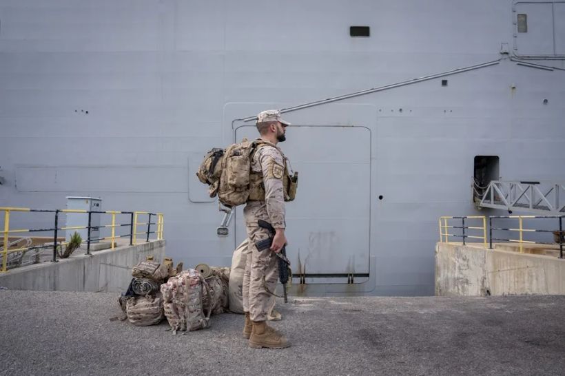 un soldado de las Fuerzas Armadas de España