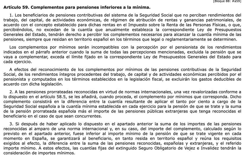 Artículo 59 de la Ley General de la Seguridad Social