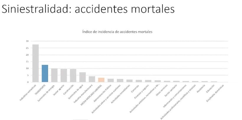 Siniestralidad en accidentes mortales