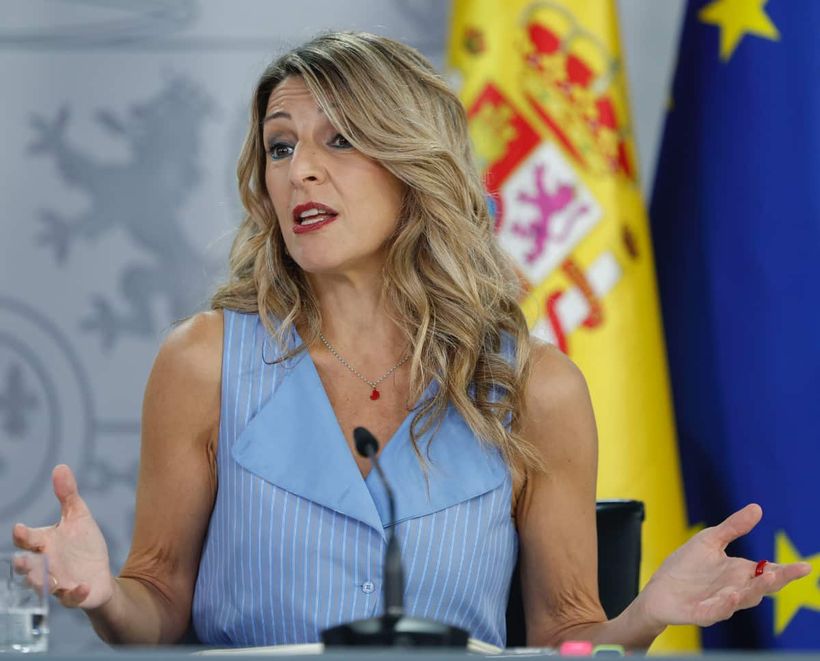 La vicepresidenta segunda y ministra de Trabajo y Economía Social, Yolanda Día