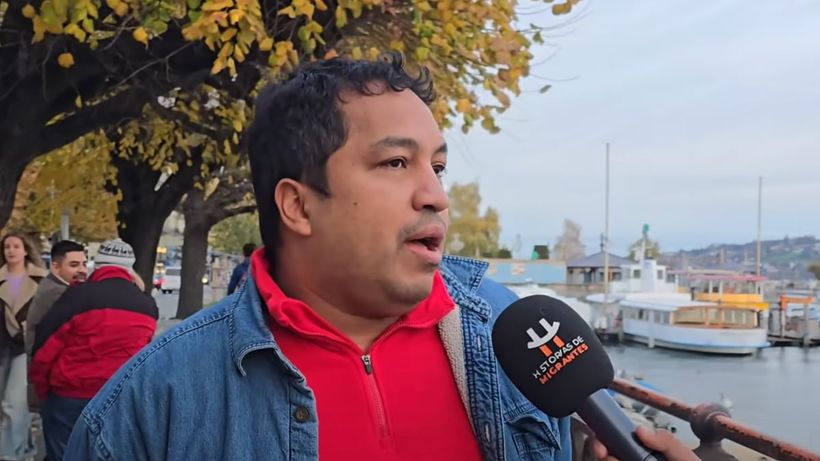 Eduardo durante la entrevista