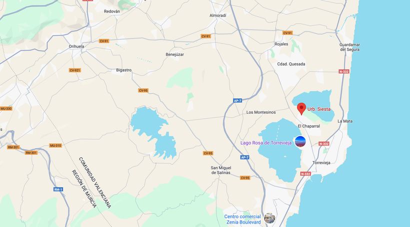 Ubicación de la vivienda en Torrevieja (Alicante)