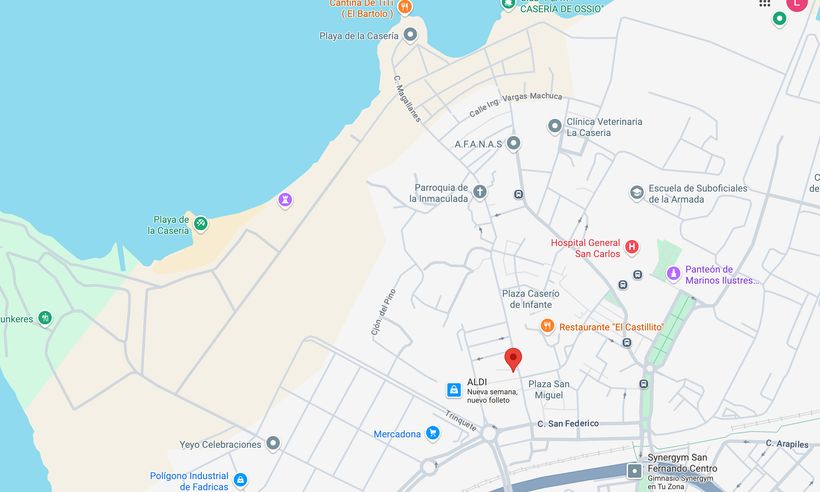 Ubicación de la vivienda en san fernando