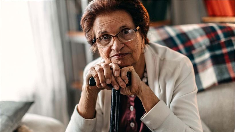 Una pensionista viuda