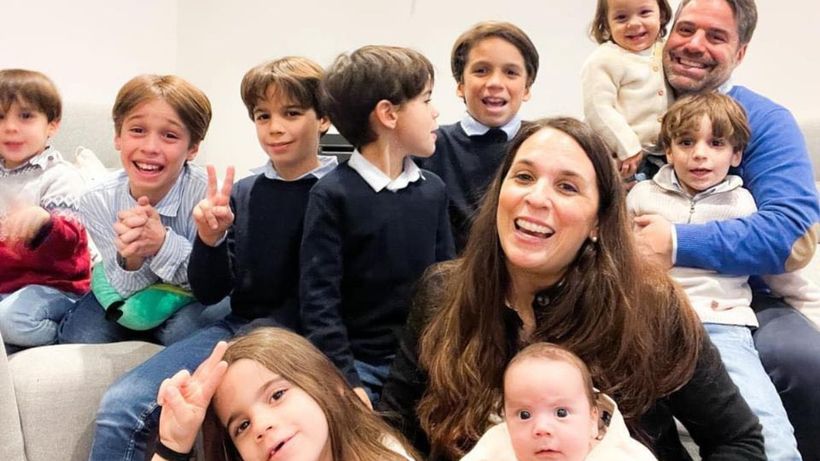 La familia de Ana y Jesús al completo