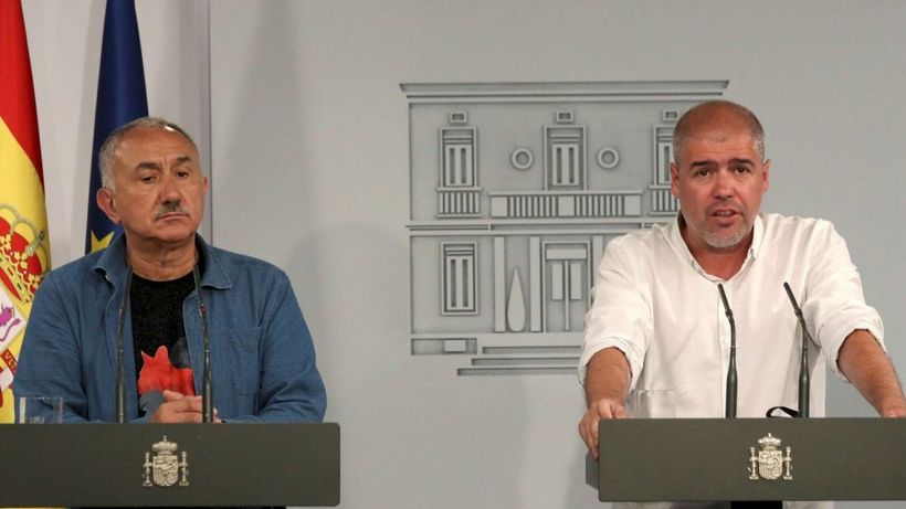 Pepe Álvarez junto a Unai Sordo
