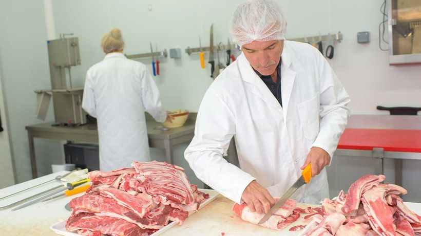 Trabajadores del sector cárnico