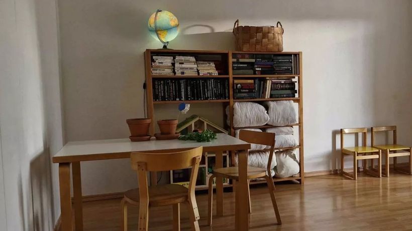 Salón de la casa de Riina