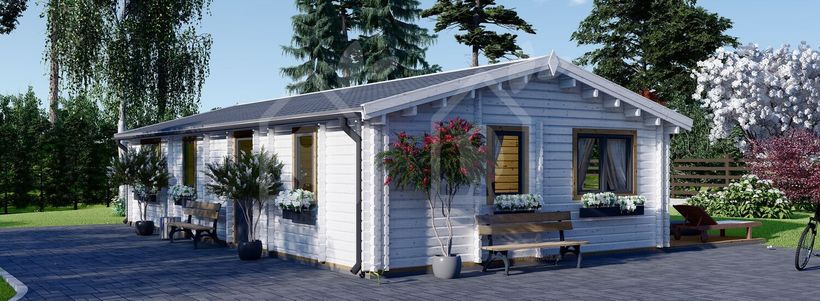 Exterior de la casa prefabricada