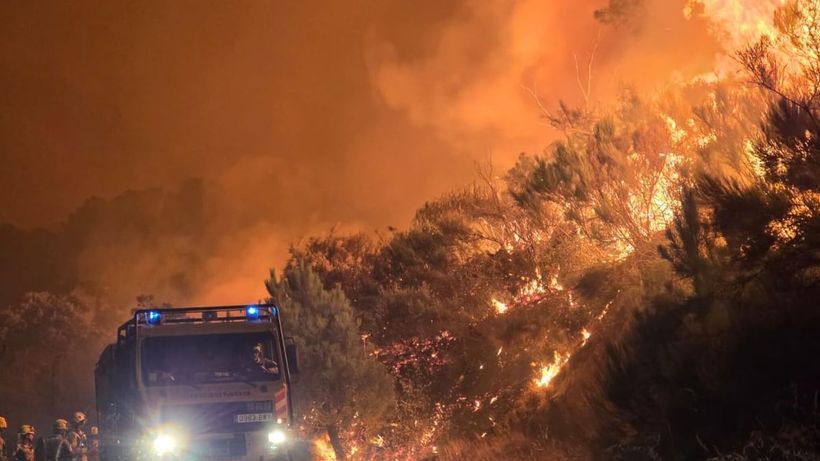 El incendio en Ávila