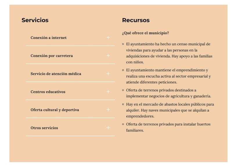 captura servicios y recursos de Aroche