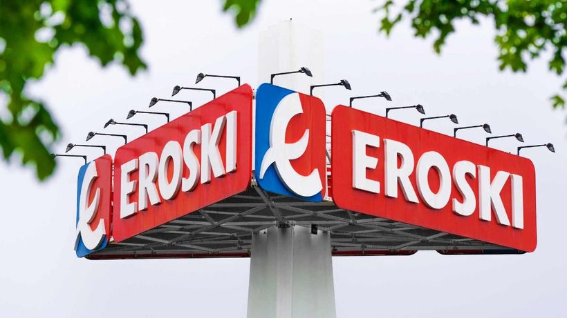 Cartel de supermercados Eroski