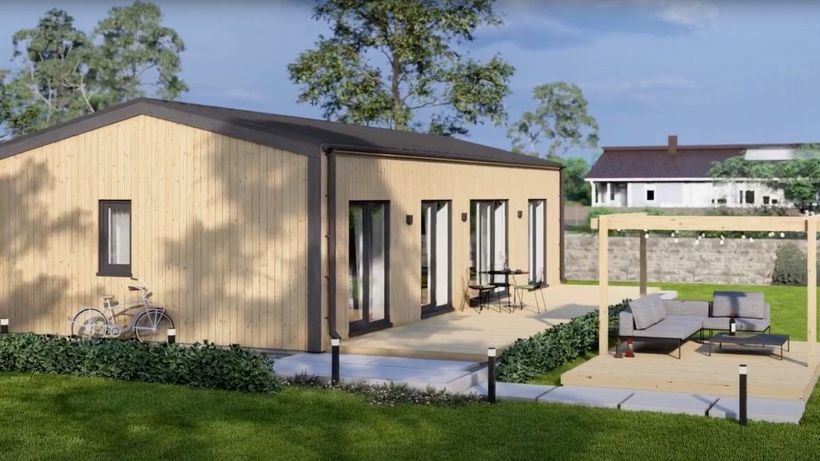 Exterior de la casa prefabricada 'Nicole'