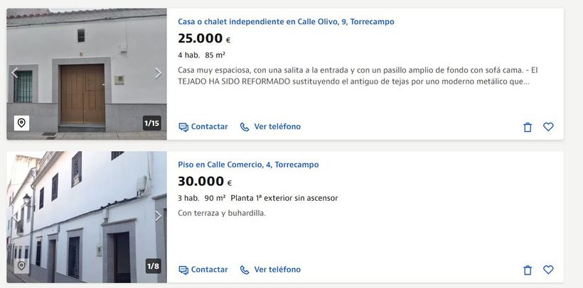 casas baratas torrecampo idealista