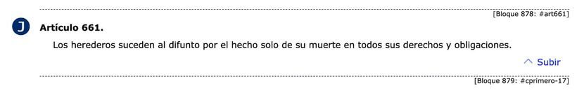 Artículo 661 del Código Civil