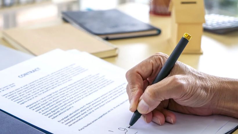 Firma de una herencia