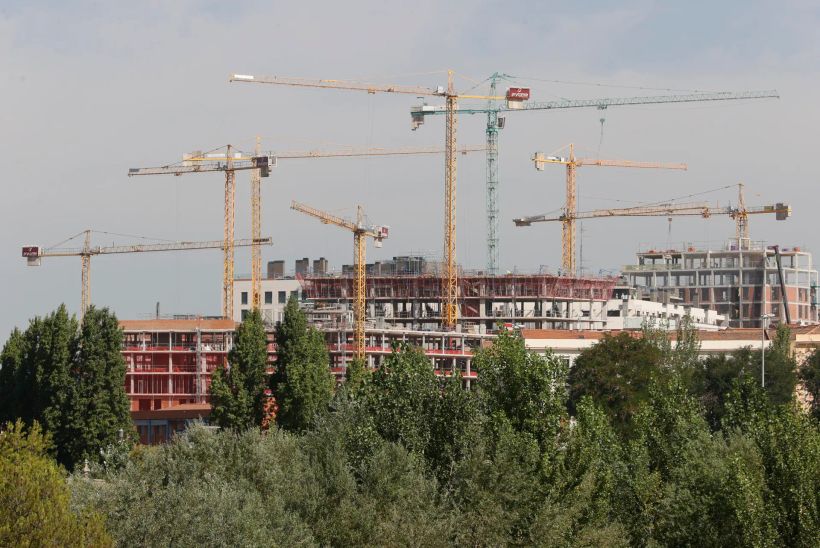 viviendas construyéndose