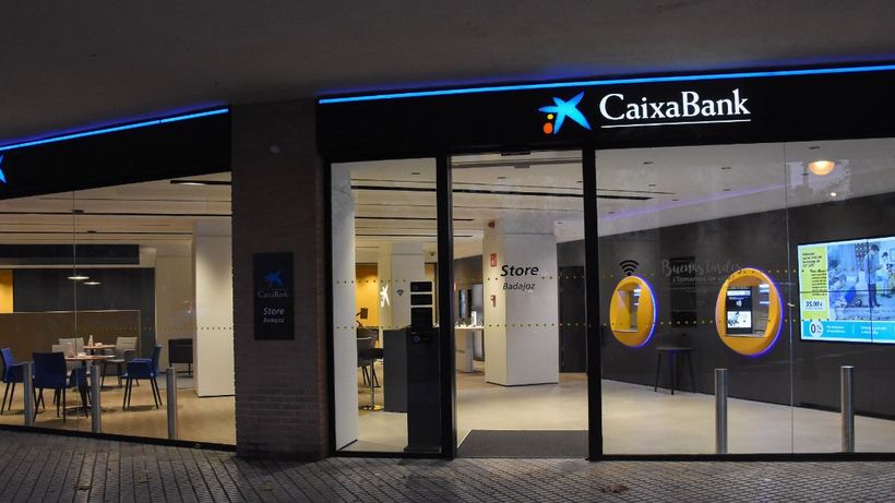 Una oficina de CaixaBank