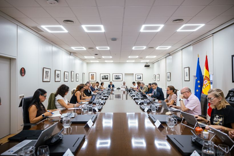 primera reunión de la Mesa del Diálogo Social