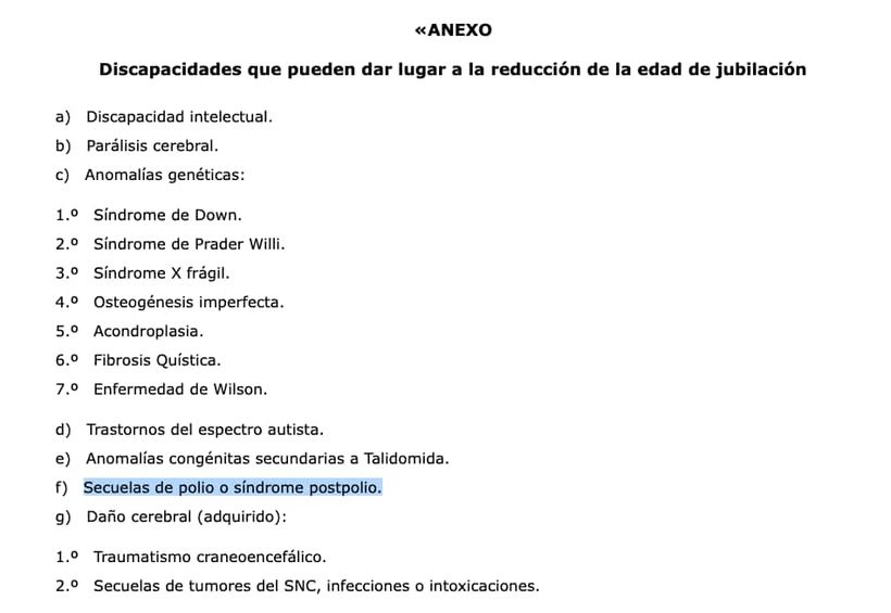 Enfermedades recogidas en el ANEXO I del Real Decreto 370/2023