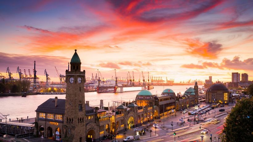 Ciudad de Hamburgo, en Alemania