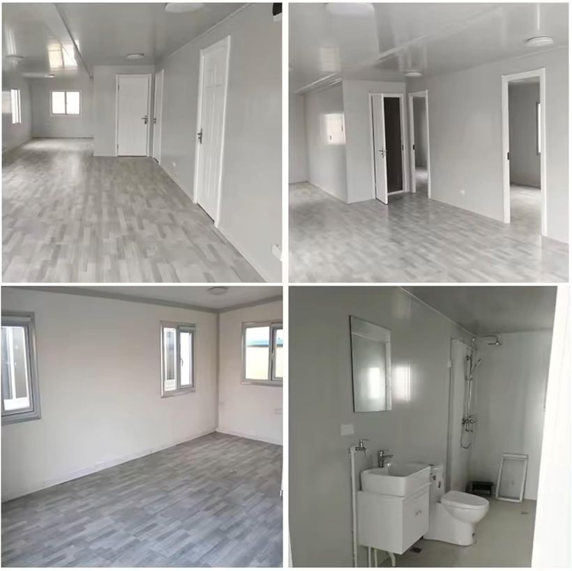 Interior de la casa prefabricada Amazon