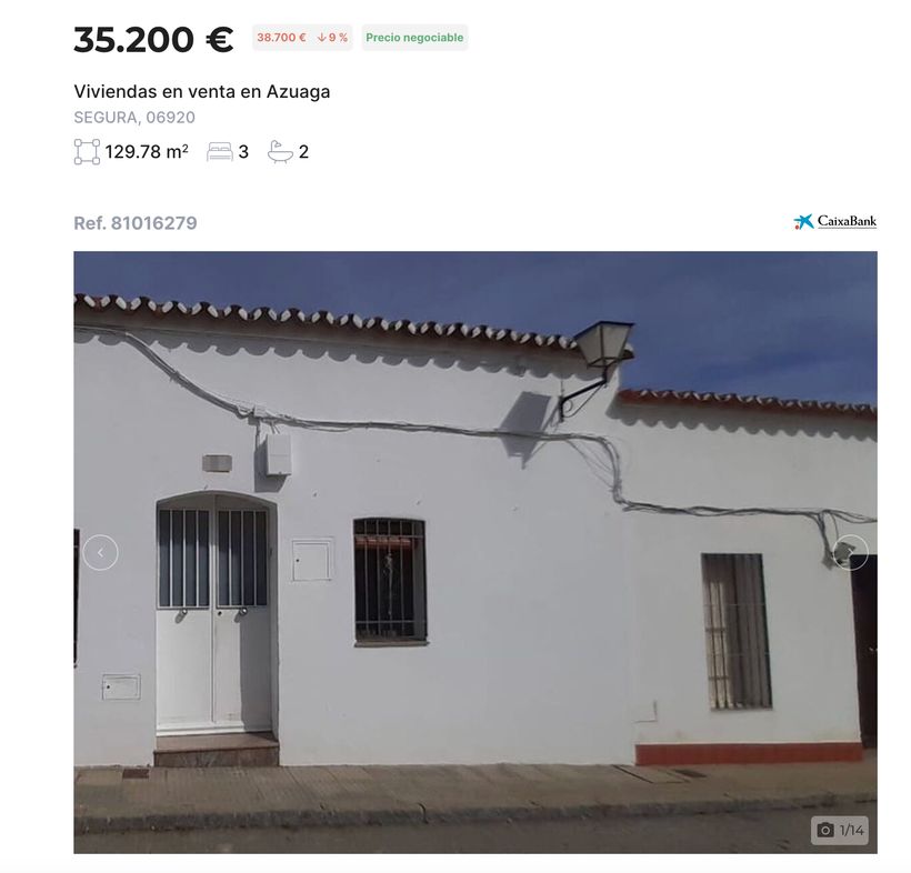 Casa en venta de CaixaBank