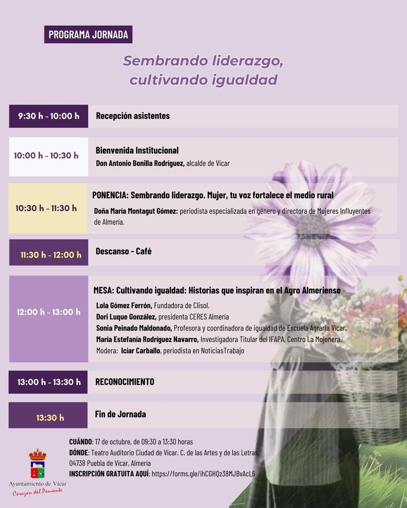 Programa Día Internacional de la Mujer Rural