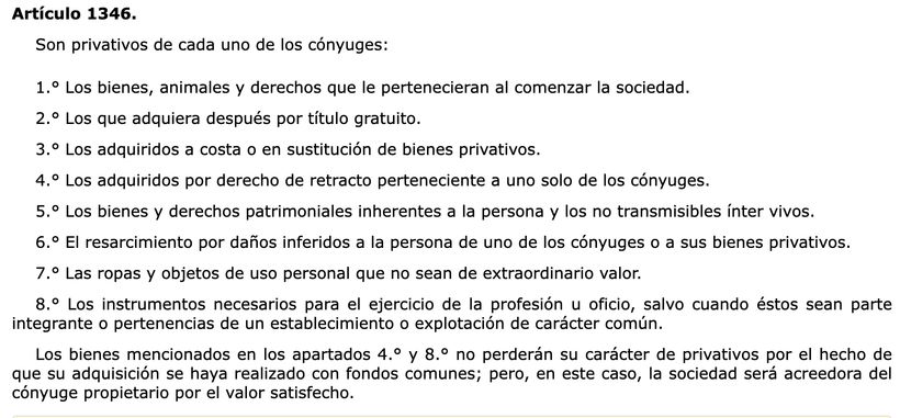 Artículo 1346 del Código Civil.