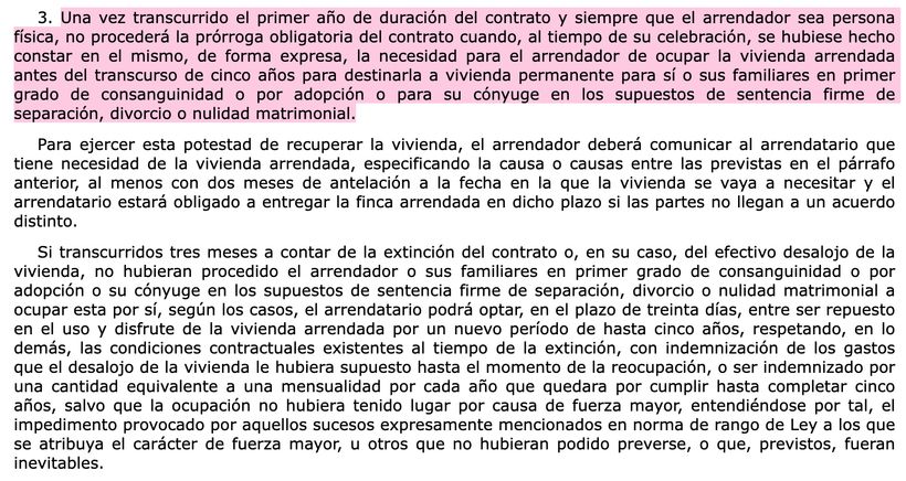 Artículo 9.3 de la LAU