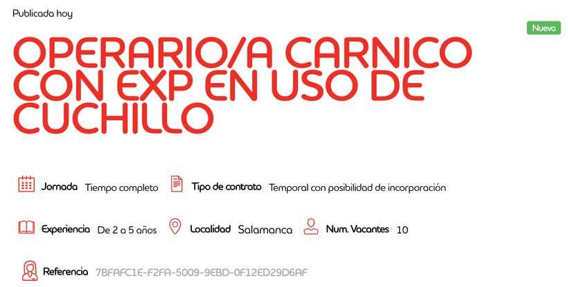 Oferta de empleo Adecco