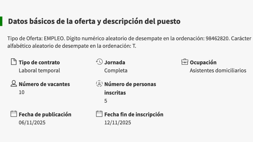 captura de pantalla del SAE