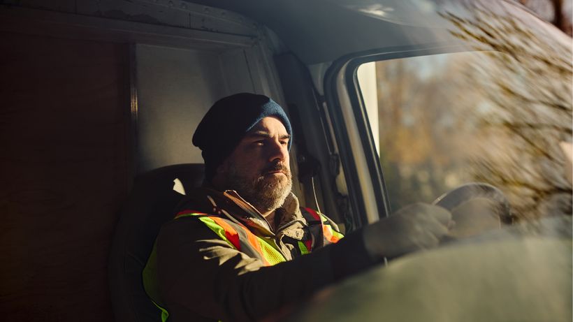 conductor camión envato