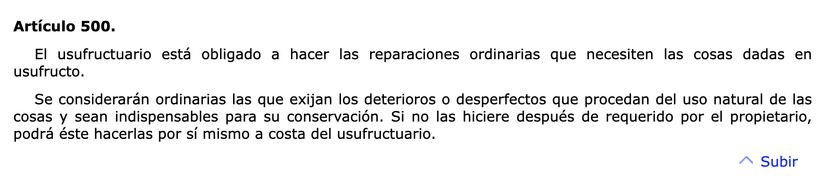 Artículo 500 del Código Civil