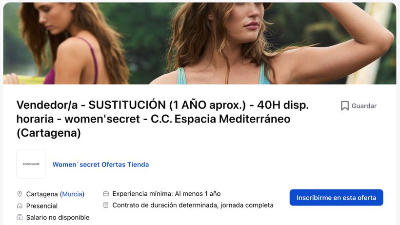 captura de pantalla empleo infojobs