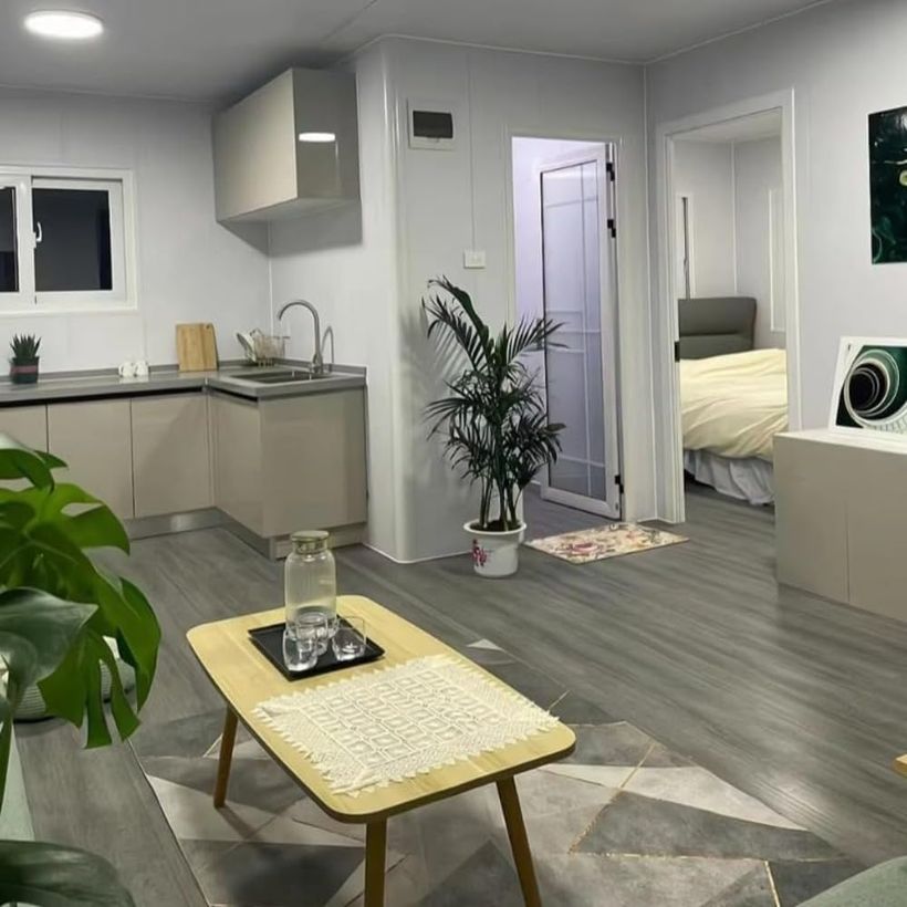 Interior de la casa prefabricada | Amazon