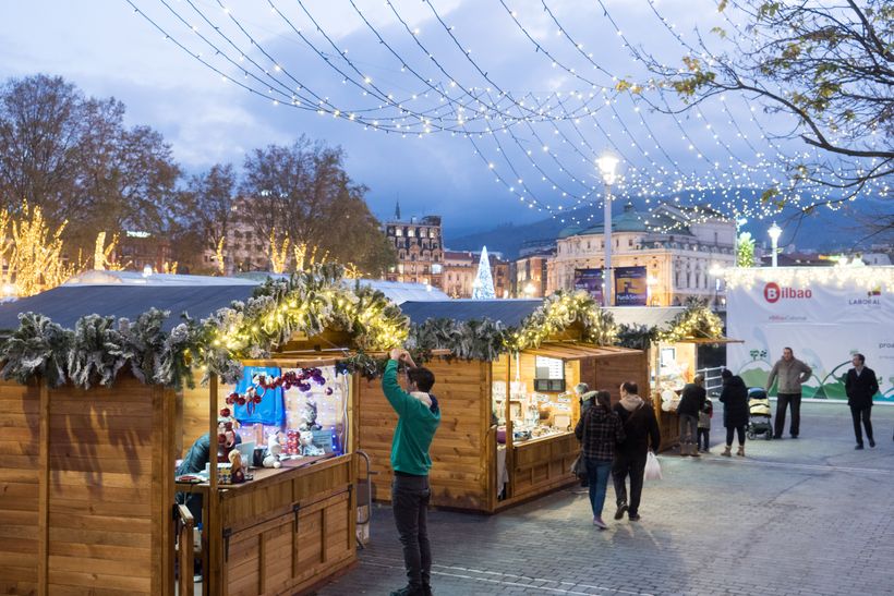 mercado navideño bilbao