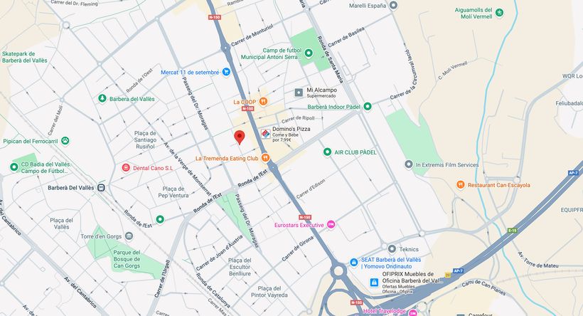 Ubicación de la vivienda en subasta en Barberà del Vallès (Barcelona)