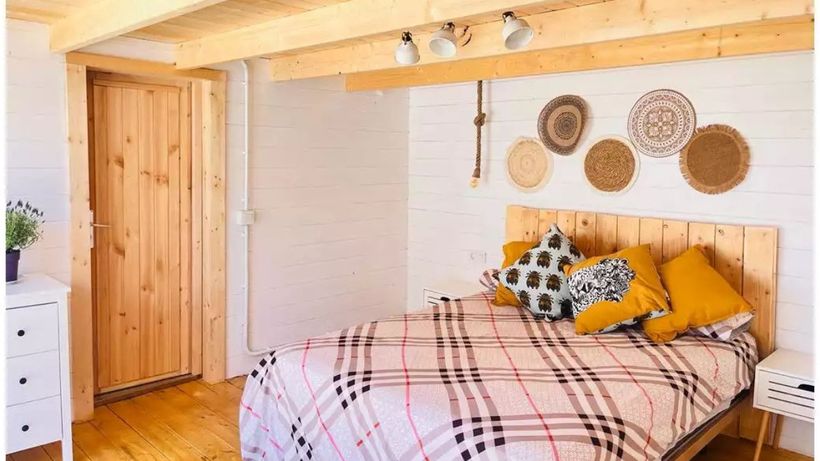 Dormitorio de la casa prefabricada