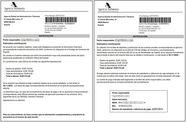 documento pdf de la estafa